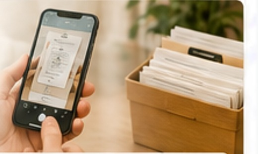 Scan & Organize planning visual